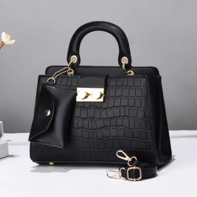 Luxury textured stone pattern hand bag HB46183